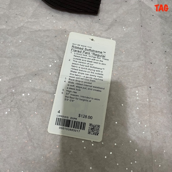 Lululemon Espresso Ribbed Softstreme Flared Pant Regular - Picture 9 of 10